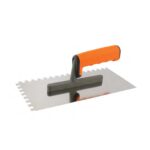 Μυστρί Πλακάδων Inox Soft Touch με Τετράγωνο Δόντι 8x8mm/10x10mm/12x12mm/15x15mm VERITAS