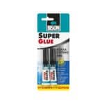 BISON Super Glue Gel Σωληνάριο 3gr+3gr ΔΩΡΟ