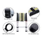 Τηλεσκοπική Σκάλα Αλουμινίου 3.2m/3.8m/4.4m/5m/6.2m VERITAS - Image 6