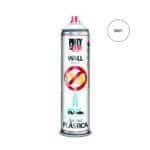 Wall Paint Spray Πλαστικό Χρώμα Λευκό RAL9016 800ml PINTY PLUS