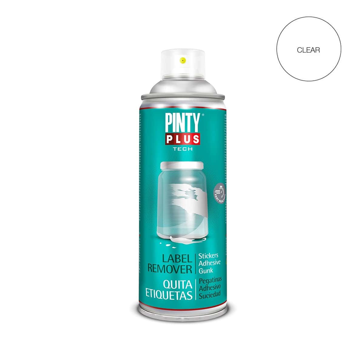 label-remover-1 Label Remover Tech Spray Αφαιρετικό Κόλλας Ετικετών 400ml PINTY PLUS - Image 1
