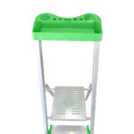 Σκάλα Αλουμινίου με Εργαλειοθήκη και Φαρδιά Σκαλοπάτια ATLANTIS PLUS 4+1/5+1 Σκαλοπατιών ΠΑΝΚΩΣΚΑΛ - Image 3