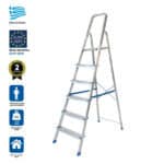 Σκάλα Αλουμινίου ECONOMY 2+1/3+1/4+1/5+1/6+1/7+1 Σκαλοπατιών ΠΑΝΚΩΣΚΑΛ - Image 2