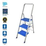 Σκαλοκάθισμα Αλουμινίου 2/3 Σκαλοπατιών ΠΑΝΚΩΣΚΑΛ - Image 2