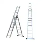 Επεκτεινόμενη Σκάλα Αλουμινίου 3 Επιπέδων 3x7/3x9/3x11/3x13/3x14/3x15 VERITAS - Image 4