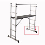 Ρόδες Μπάρας Στήριξης Σκαλωσιάς Αλουμινίου Ζεύγος VERITAS - Image 2