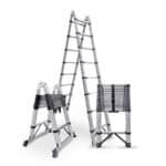 Τηλεσκοπική Σκάλα Αλουμινίου Διπλή 1.9+1.9m/2.2+2.2m VERITAS - Image 3